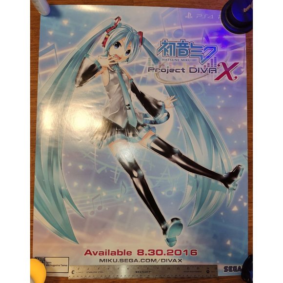 Hatsune Miku Project Diva X poster - Picture 1 of 1